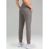 imageG Gradual Womens Fleece Lined Joggers High Waisted Water Resistant Thermal Hiking Pants Cold Weather Sweatpants with PocketsDusty Grey