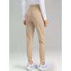 imageG Gradual Womens Fleece Lined Joggers High Waisted Water Resistant Thermal Hiking Pants Cold Weather Sweatpants with PocketsKhaki