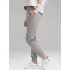 imageG Gradual Womens Fleece Lined Joggers High Waisted Water Resistant Thermal Hiking Pants Cold Weather Sweatpants with PocketsLight Grey