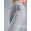 imageG Gradual Womens Fleece Lined Joggers High Waisted Water Resistant Thermal Hiking Pants Cold Weather Sweatpants with PocketsMedium Grey Heather