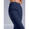 imageG Gradual Womens Fleece Lined Joggers High Waisted Water Resistant Thermal Hiking Pants Cold Weather Sweatpants with PocketsNavy