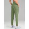 imageG Gradual Womens Fleece Lined Joggers High Waisted Water Resistant Thermal Hiking Pants Cold Weather Sweatpants with PocketsSage