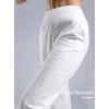 imageG Gradual Womens Fleece Lined Joggers High Waisted Water Resistant Thermal Hiking Pants Cold Weather Sweatpants with PocketsWhite