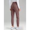 imageG Gradual Womens Fleece Lined Joggers High Waisted Water Resistant Thermal Hiking Pants Cold Weather Sweatpants with PocketsZash Rose