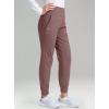 imageG Gradual Womens Fleece Lined Joggers High Waisted Water Resistant Thermal Hiking Pants Cold Weather Sweatpants with PocketsZash Rose