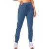 imageG Gradual Womens Fleece Lined Joggers High Waisted Water Resistant Thermal Winter Sweatpants Running Hiking PocketsBlue