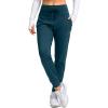 imageG Gradual Womens Fleece Lined Joggers High Waisted Water Resistant Thermal Winter Sweatpants Running Hiking PocketsBorealis Green