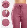 imageG Gradual Womens Fleece Lined Joggers High Waisted Water Resistant Thermal Winter Sweatpants Running Hiking PocketsBriar Rose