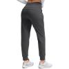 imageG Gradual Womens Fleece Lined Joggers High Waisted Water Resistant Thermal Winter Sweatpants Running Hiking PocketsCharcoal