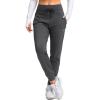 imageG Gradual Womens Fleece Lined Joggers High Waisted Water Resistant Thermal Winter Sweatpants Running Hiking PocketsCharcoal