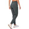 imageG Gradual Womens Fleece Lined Joggers High Waisted Water Resistant Thermal Winter Sweatpants Running Hiking PocketsDark Grey