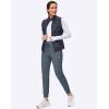 imageG Gradual Womens Fleece Lined Joggers High Waisted Water Resistant Thermal Winter Sweatpants Running Hiking PocketsDusty Blue