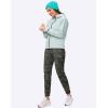 imageG Gradual Womens Fleece Lined Joggers High Waisted Water Resistant Thermal Winter Sweatpants Running Hiking PocketsGreen Camo