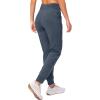imageG Gradual Womens Fleece Lined Joggers High Waisted Water Resistant Thermal Winter Sweatpants Running Hiking PocketsHeather Dusty Blue