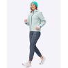 imageG Gradual Womens Fleece Lined Joggers High Waisted Water Resistant Thermal Winter Sweatpants Running Hiking PocketsHeather Dusty Blue