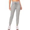 imageG Gradual Womens Fleece Lined Joggers High Waisted Water Resistant Thermal Winter Sweatpants Running Hiking PocketsLight Grey