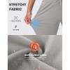 imageG Gradual Womens Fleece Lined Joggers High Waisted Water Resistant Thermal Winter Sweatpants Running Hiking PocketsLight Grey
