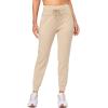 imageG Gradual Womens Fleece Lined Joggers High Waisted Water Resistant Thermal Winter Sweatpants Running Hiking PocketsLight Khaki