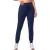 imageG Gradual Womens Fleece Lined Joggers High Waisted Water Resistant Thermal Winter Sweatpants Running Hiking PocketsNavy