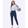 imageG Gradual Womens Fleece Lined Joggers High Waisted Water Resistant Thermal Winter Sweatpants Running Hiking PocketsNavy