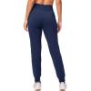 imageG Gradual Womens Fleece Lined Joggers High Waisted Water Resistant Thermal Winter Sweatpants Running Hiking PocketsNavy