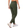 imageG Gradual Womens Fleece Lined Joggers High Waisted Water Resistant Thermal Winter Sweatpants Running Hiking PocketsOlive