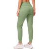 imageG Gradual Womens Fleece Lined Joggers High Waisted Water Resistant Thermal Winter Sweatpants Running Hiking PocketsSage