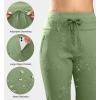 imageG Gradual Womens Fleece Lined Joggers High Waisted Water Resistant Thermal Winter Sweatpants Running Hiking PocketsSage