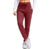 imageG Gradual Womens Fleece Lined Joggers High Waisted Water Resistant Thermal Winter Sweatpants Running Hiking PocketsSavannah Red