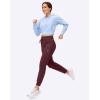 imageG Gradual Womens Fleece Lined Joggers High Waisted Water Resistant Thermal Winter Sweatpants Running Hiking PocketsWine