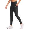 imageG Gradual Womens Fleece Lined Winter Leggings with Pockets Water Resistant High Waisted Thermal Warm Pants Running HikingCharcoal