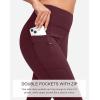 imageG Gradual Womens Fleece Lined Winter Leggings with Pockets Water Resistant High Waisted Thermal Warm Pants Running HikingCwine
