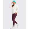 imageG Gradual Womens Fleece Lined Winter Leggings with Pockets Water Resistant High Waisted Thermal Warm Pants Running HikingCwine