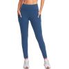 imageG Gradual Womens Fleece Lined Winter Leggings with Pockets Water Resistant High Waisted Thermal Warm Pants Running HikingDark Blue