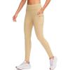 imageG Gradual Womens Fleece Lined Winter Leggings with Pockets Water Resistant High Waisted Thermal Warm Pants Running HikingDark Khaki