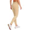 imageG Gradual Womens Fleece Lined Winter Leggings with Pockets Water Resistant High Waisted Thermal Warm Pants Running HikingDark Khaki