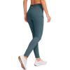 imageG Gradual Womens Fleece Lined Winter Leggings with Pockets Water Resistant High Waisted Thermal Warm Pants Running HikingMisty Cyan Blue
