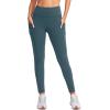 imageG Gradual Womens Fleece Lined Winter Leggings with Pockets Water Resistant High Waisted Thermal Warm Pants Running HikingMisty Cyan Blue