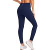 imageG Gradual Womens Fleece Lined Winter Leggings with Pockets Water Resistant High Waisted Thermal Warm Pants Running HikingNavy