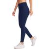 imageG Gradual Womens Fleece Lined Winter Leggings with Pockets Water Resistant High Waisted Thermal Warm Pants Running HikingNavy