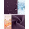 imageG Gradual Womens Fleece Lined Winter Leggings with Pockets Water Resistant High Waisted Thermal Warm Pants Running HikingPurple