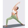 imageG Gradual Womens Fleece Lined Winter Leggings with Pockets Water Resistant High Waisted Thermal Warm Pants Running HikingSage Green