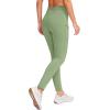 imageG Gradual Womens Fleece Lined Winter Leggings with Pockets Water Resistant High Waisted Thermal Warm Pants Running HikingSage Green