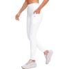 imageG Gradual Womens Fleece Lined Winter Leggings with Pockets Water Resistant High Waisted Thermal Warm Pants Running HikingWhite
