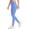 imageG Gradual Womens Fleece Lined Winter Leggings with Pockets Water Resistant High Waisted Thermal Warm Pants Running HikingWild Indigo