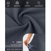 imageG Gradual Womens High Waisted 9quot Bermuda Shorts with Zipper Pockets Athletic Workout Long Shorts for Women Knee LengthDusty Blue