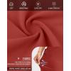 imageG Gradual Womens High Waisted 9quot Bermuda Shorts with Zipper Pockets Athletic Workout Long Shorts for Women Knee LengthSavannah Red
