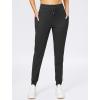 imageG Gradual Womens Joggers Pants with Zipper Pockets Stretch Tapered Athletic Joggers for Women Lounge Jogging WorkoutBlack