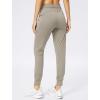 imageG Gradual Womens Joggers Pants with Zipper Pockets Stretch Tapered Athletic Joggers for Women Lounge Jogging WorkoutCarbon Dust