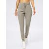 imageG Gradual Womens Joggers Pants with Zipper Pockets Stretch Tapered Athletic Joggers for Women Lounge Jogging WorkoutCarbon Dust